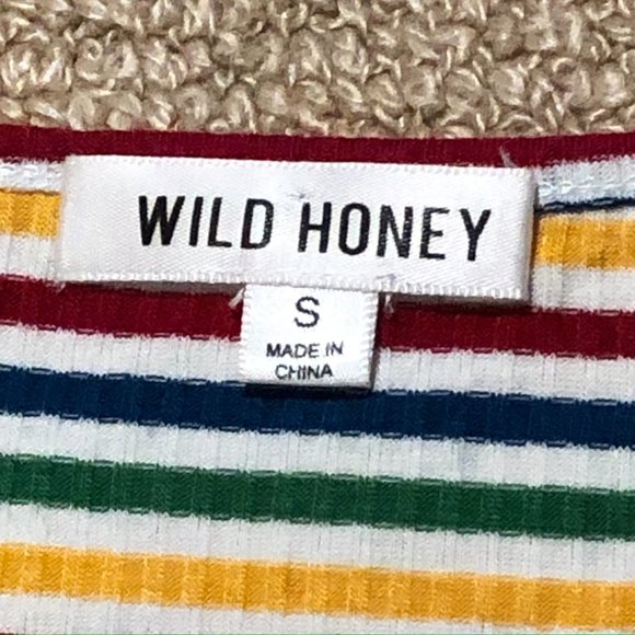 Wild Honey rainbow crop top - Picture 2 of 2